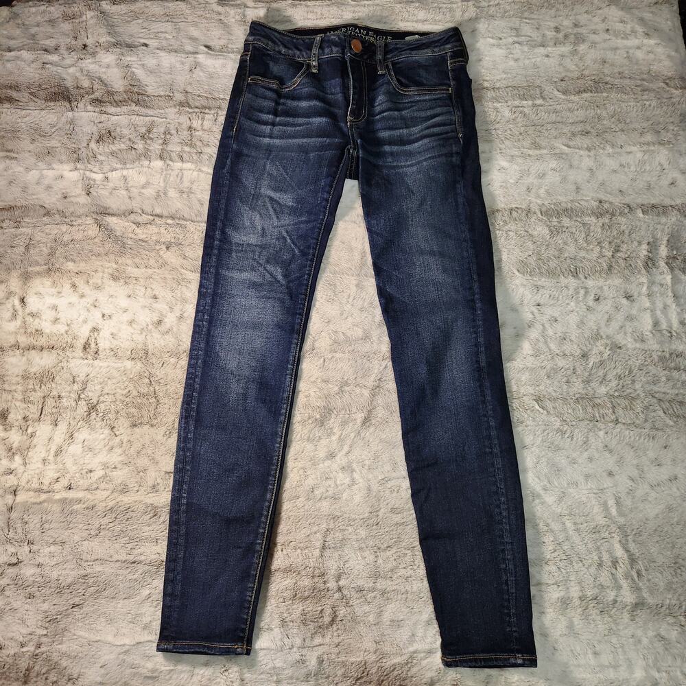 American Eagle Super Lo-Rise Jegging Denim Jeans women's size 2